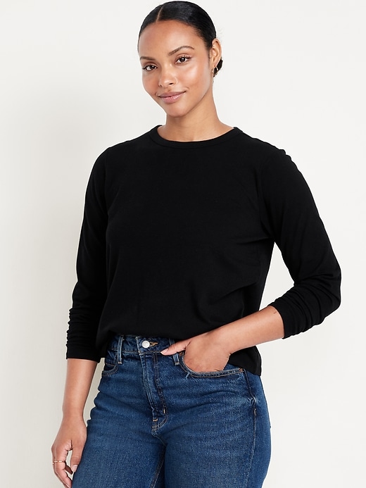Image number 3 showing, EveryWear Long-Sleeve T-Shirt