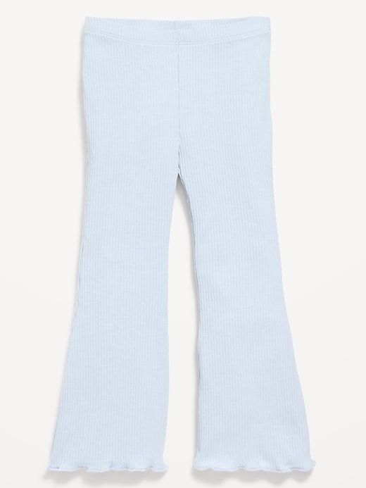 View large product image 1 of 2. Ribbed Flare-Leg Leggings for Toddler Girls