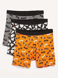 Image number 1 showing, 3-Pack Soft-Washed Boxer-Briefs -- 6.25-inch inseam