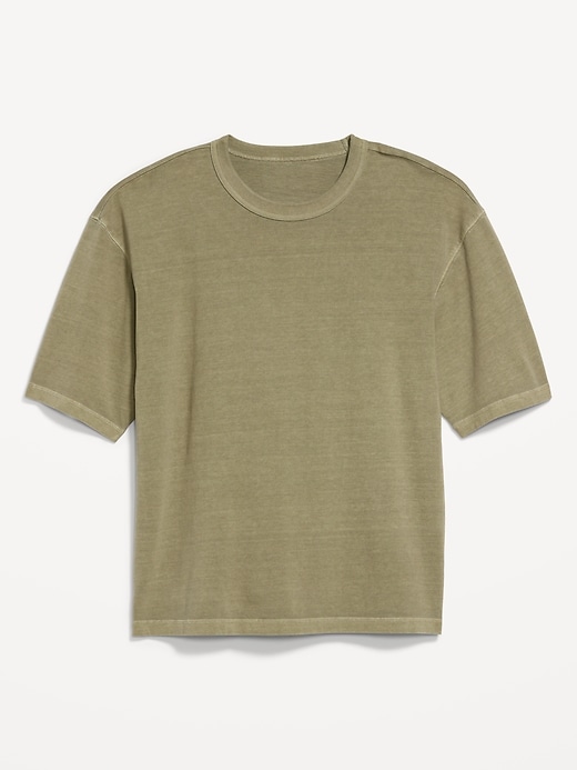 Image number 4 showing, Garment-Dyed Cropped T-Shirt