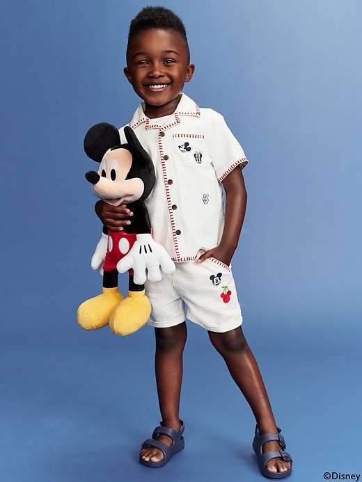 View large product image 1 of 3. Old Navy x Disney© Linen-Blend Shirt and Shorts Set for Toddler Boys