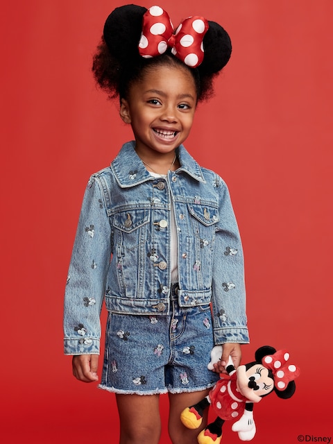 Old Navy x Disney© Printed Cropped Trucker Jean Jacket for Toddler Girls