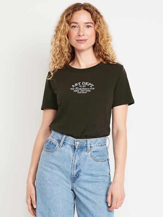 Image number 1 showing, EveryWear Crew-Neck Graphic T-Shirt