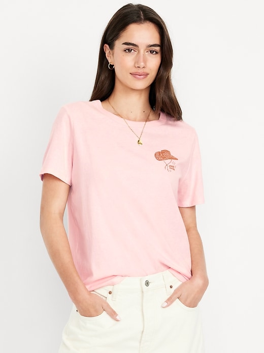 Image number 1 showing, EveryWear Crew-Neck Graphic T-Shirt