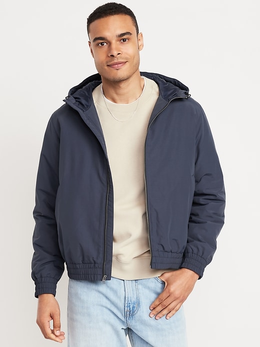 Image number 1 showing, Water-Resistant Tech Zip Jacket