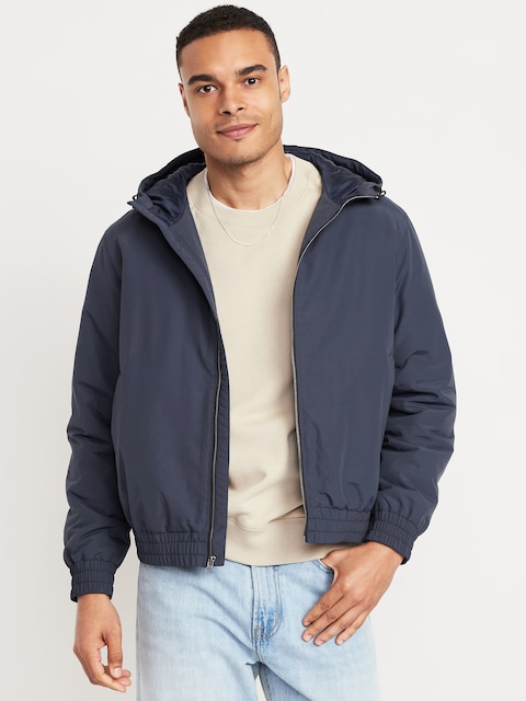 Water-Resistant Tech Zip Jacket