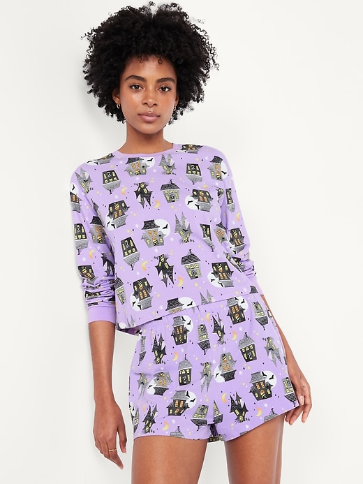 Image number 3 showing, Halloween Pajama Short Set