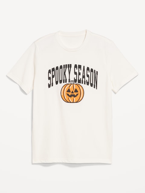 Halloween Graphic T-Shirt - White
