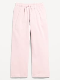 View large product image 4 of 4. Favorite Fleece High-Waisted Wide-Leg Sweatpants for Girls