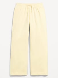 View large product image 4 of 4. Favorite Fleece High-Waisted Wide-Leg Sweatpants for Girls