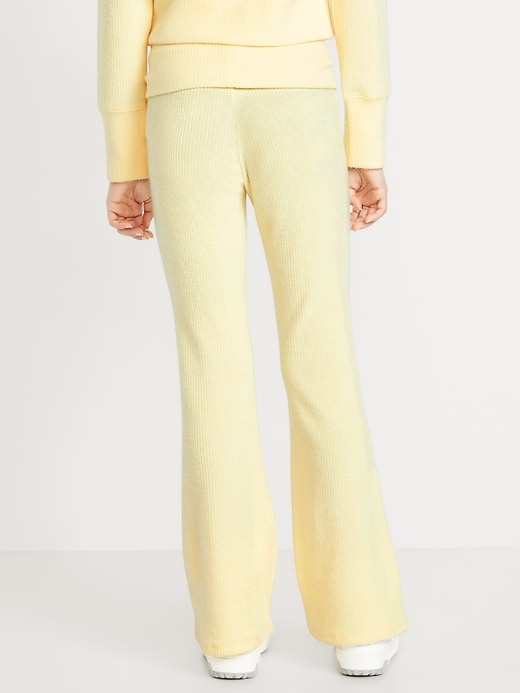 View large product image 2 of 4. CozePlush Foldover Flare Leggings for Girls