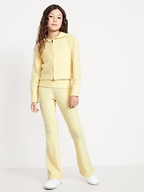 View large product image 3 of 4. CozePlush Foldover Flare Leggings for Girls