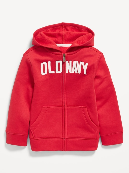 View large product image 1 of 1. Unisex Logo-Graphic Zip Hoodie for Toddler