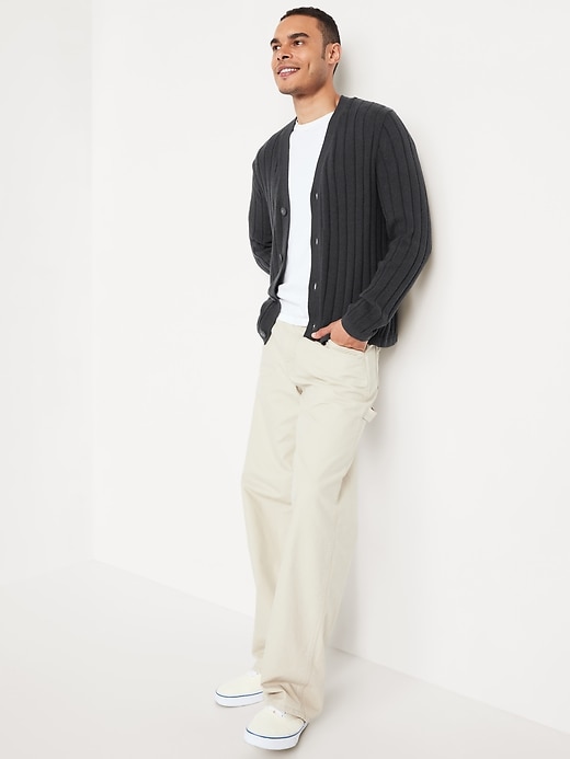 Image number 6 showing, Ribbed Button-Front Cardigan