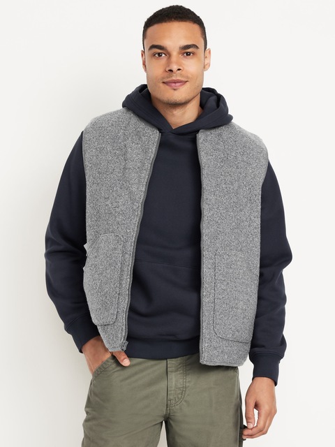 Relaxed Zip Vest