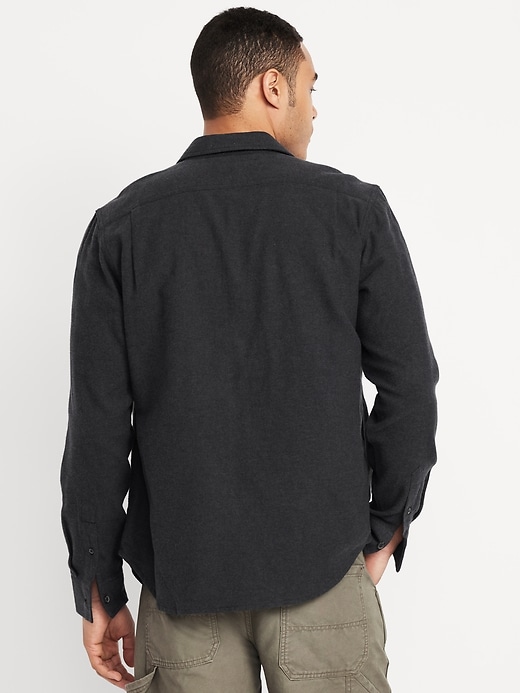L'image numéro 5 présente Chemise en flanelle à poche