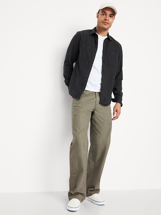 L'image numéro 6 présente Chemise en flanelle à poche