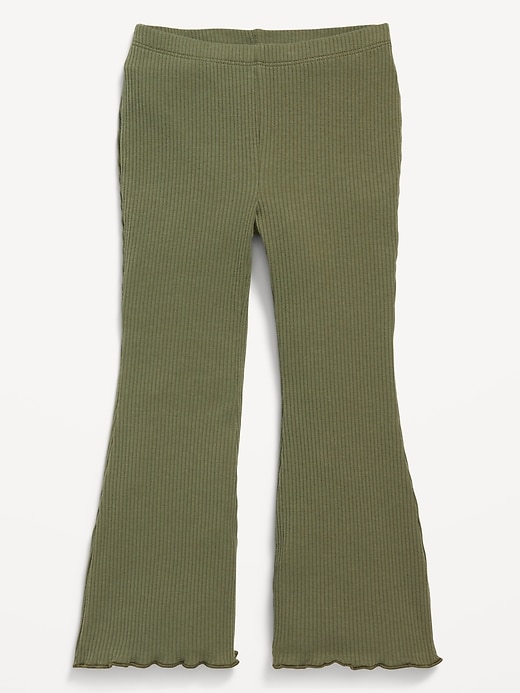 View large product image 1 of 2. Ribbed Flare-Leg Leggings for Toddler Girls