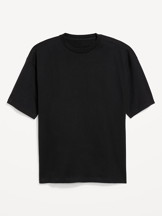 L'image numéro 8 présente T-shirt surdimensionné moderne en tissu épais