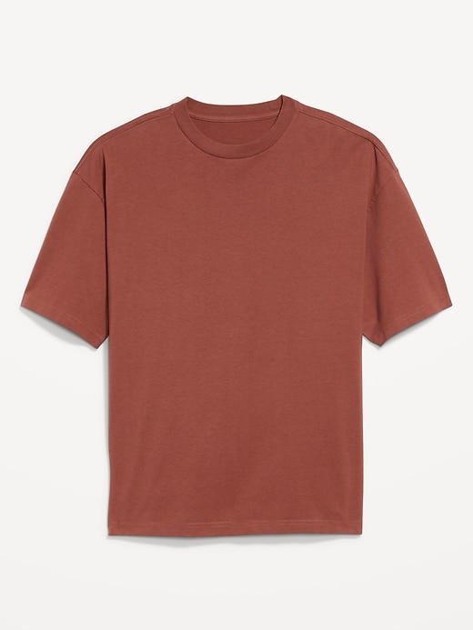 L'image numéro 5 présente T-shirt surdimensionné moderne en tissu épais
