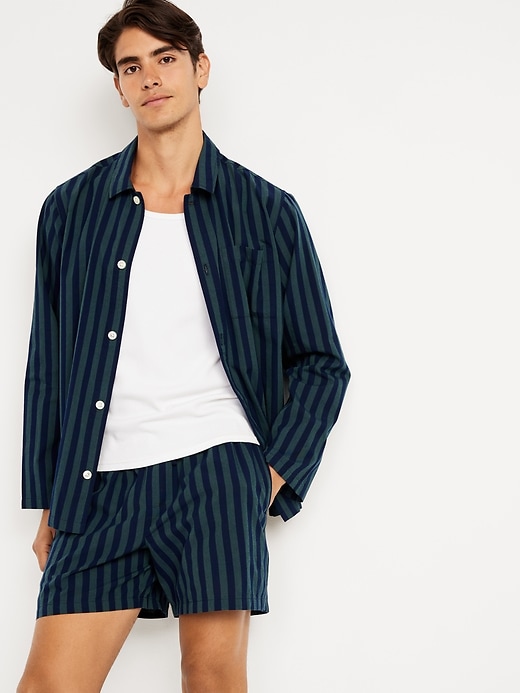Image number 6 showing, Poplin Pajama Short Set