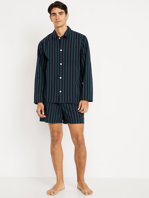 Poplin Pajama Short Set - Multi