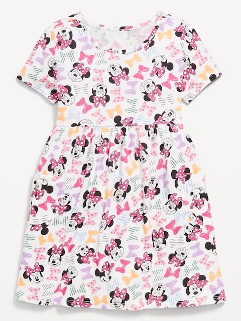 Disney© Fit and Flare Pocket Dress for Toddler Girls - Pink