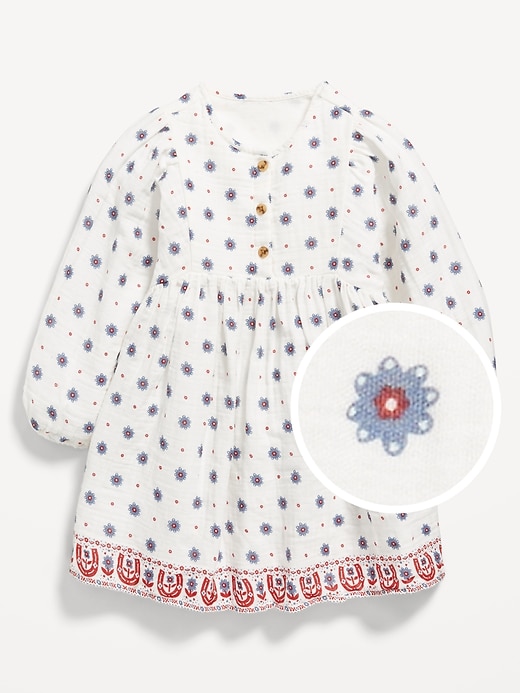Image number 1 showing, Long-Sleeve Plaid Dress for Toddler Girls