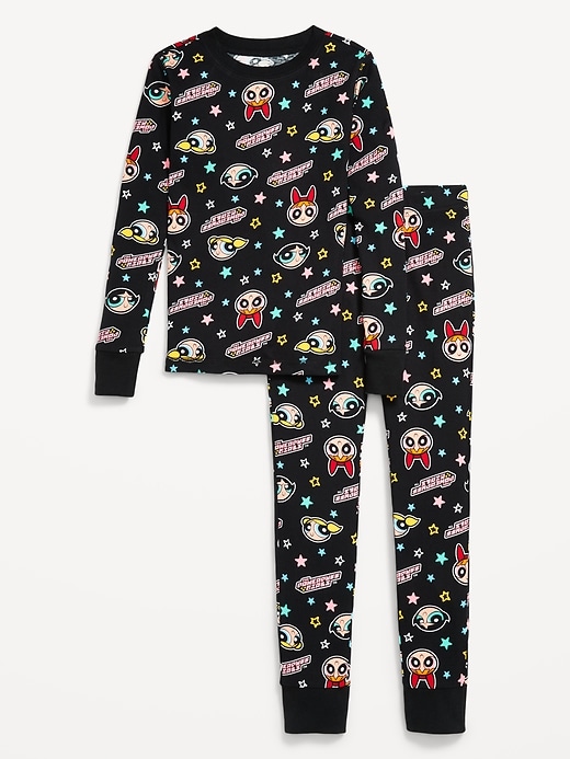 View large product image 2 of 2. The Powerpuff Girls™ Snug-Fit Graphic Pajama Set for Girls