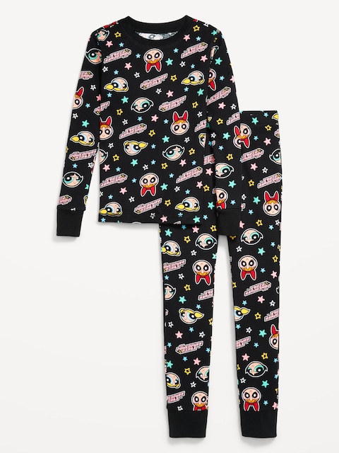 Pyjama ajusté à imprimé Powerpuff Girls™ pour fille - Noir De Jais