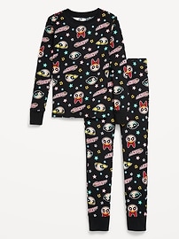 L'image numéro 1 présente Pyjama ajusté à imprimé Powerpuff Girls™ pour fille