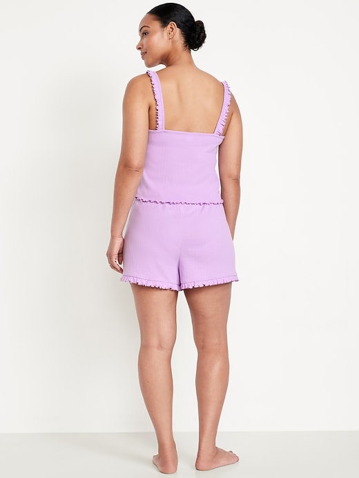Image number 6 showing, Pointelle Pajama Short Set