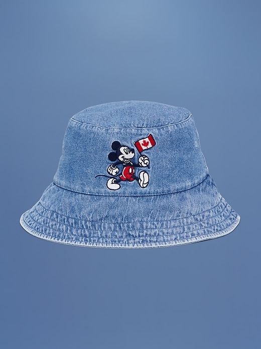 View large product image 1 of 2. Old Navy x Disney© Mickey Mouse Flag Logo Bucket Hat