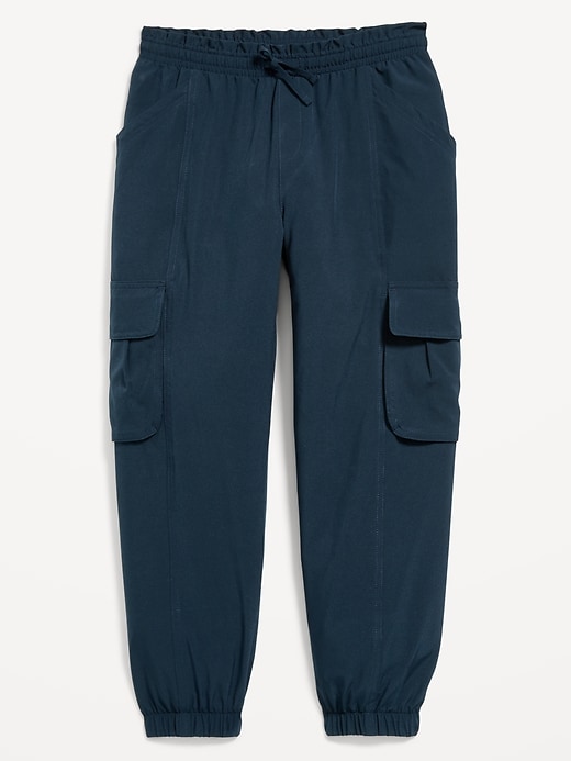 View large product image 2 of 2. High-Waisted StretchTech Performance Joggers for Girls