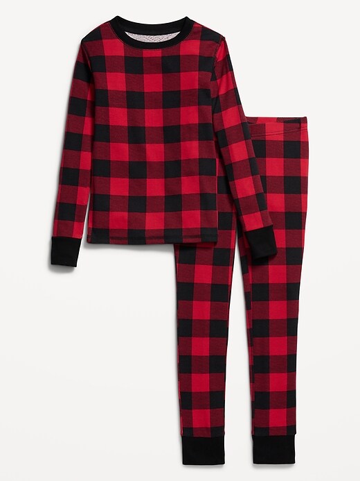 Image number 4 showing, Printed Snug-Fit Graphic Pajama Set for Girls