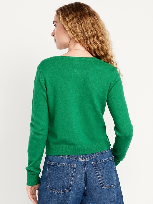 Image number 2 showing, SoSoft Cropped Cardigan Sweater
