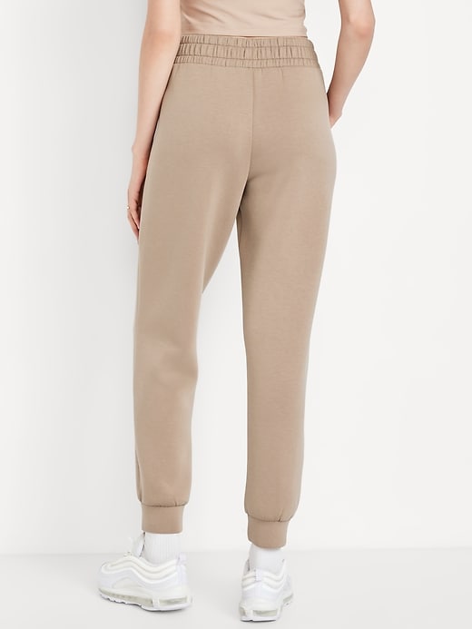 Image number 2 showing, High-Waisted Bounce Fleece Jogger Sweatpants