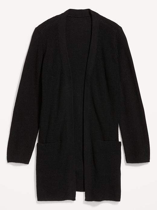 L'image numéro 6 présente Cardigan long sans boutons