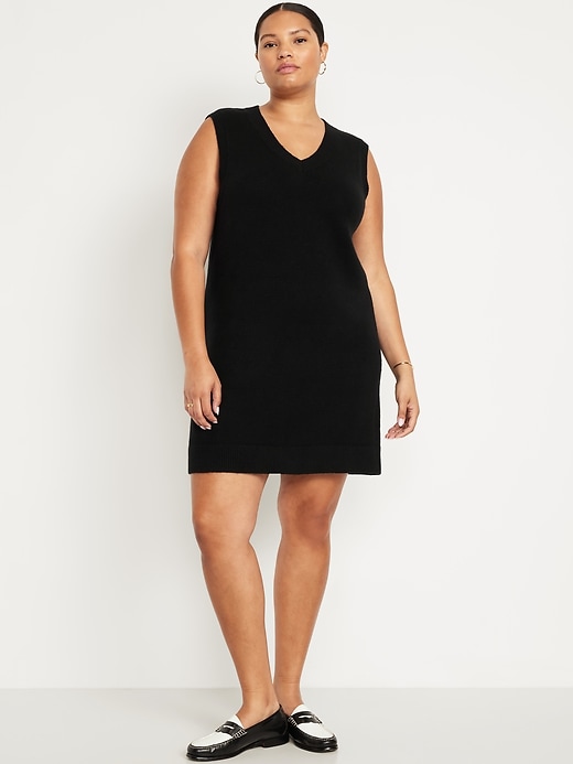 Image number 5 showing, SoSoft Sleeveless Mini Sweater Dress