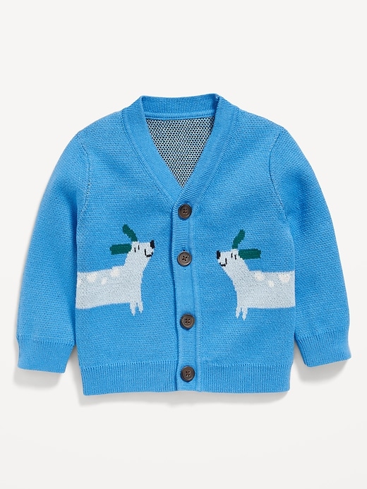 View large product image 1 of 2. Graphic Cardigan Sweater for Baby