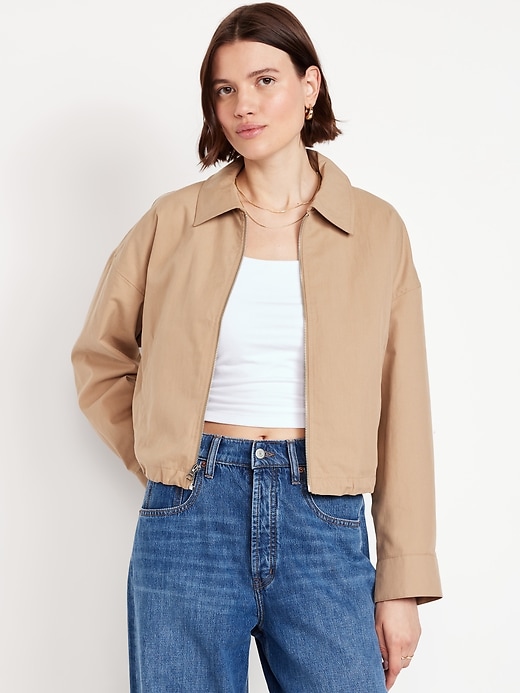 Image number 1 showing, Harrington Zip Jacket