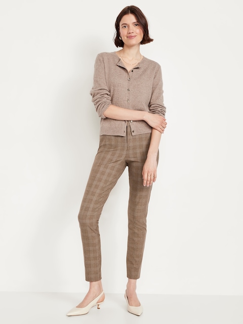 Pantalon Pixie ajusté à taille haute longueur cheville