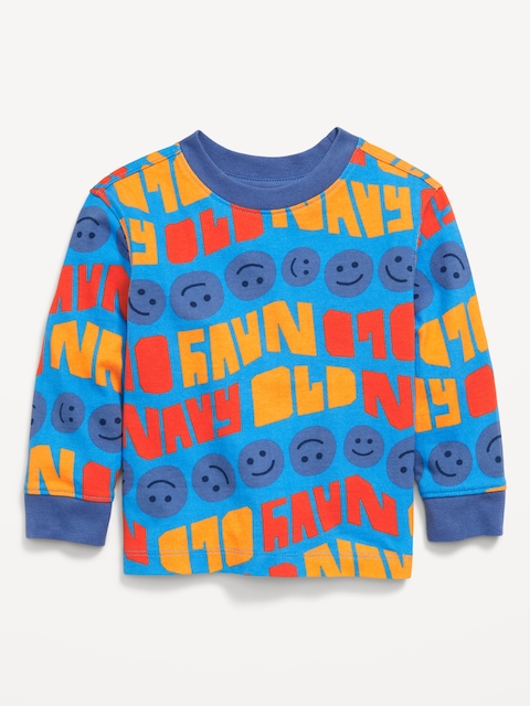 Oversized Heavyweight Long-Sleeve T-Shirt for Toddler Boys