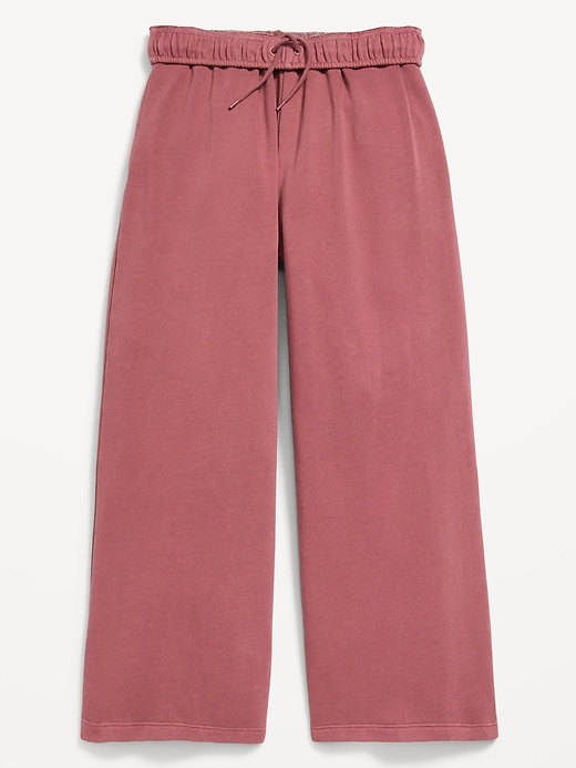 Image number 5 showing, Baggy Fleece Straight-Leg Sweatpants for Girls