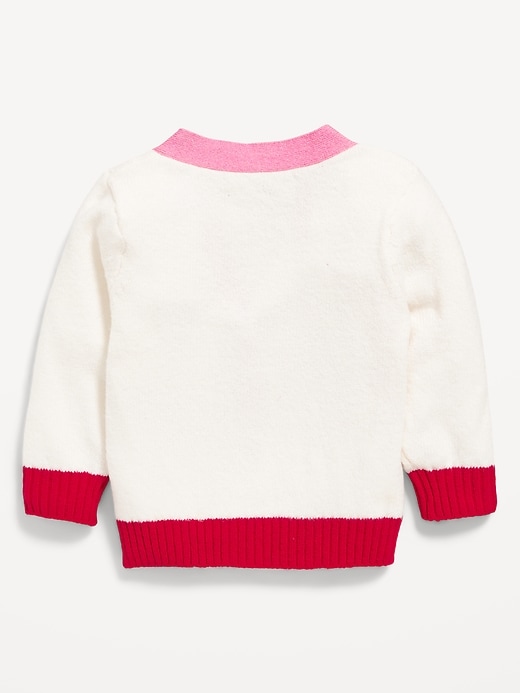 Voir une image plus grande du produit 2 de 2. Cardigan côtelé SoSoft à imprimé pour bébé