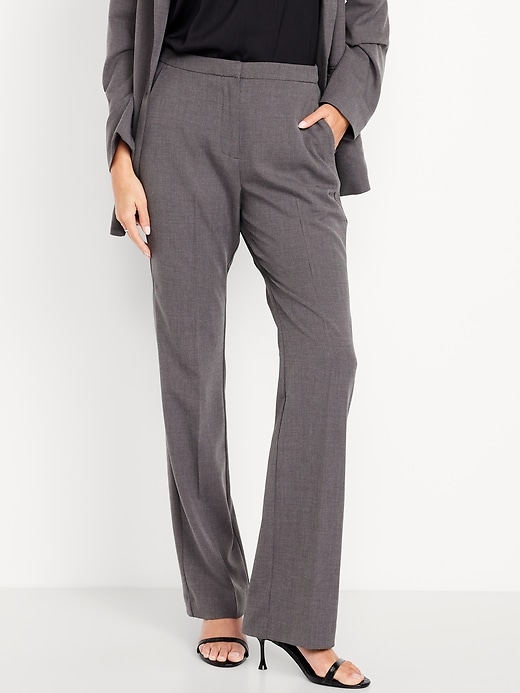 Image number 6 showing, Mid-Rise Taylor Boot-Cut Pants