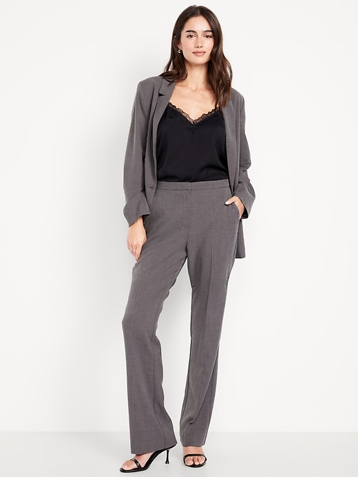 Image number 1 showing, Mid-Rise Taylor Boot-Cut Pants