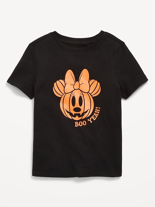 View large product image 2 of 2. Disney© Pumpkin Minnie Mouse Unisex Graphic T-Shirt for Toddler