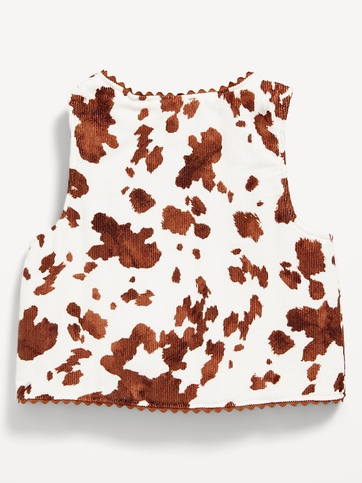 View large product image 2 of 2. Printed Corduroy Vest for Baby