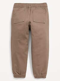Image number 2 showing, Loose Twill Pull-On Jogger Pants for Toddler Boys